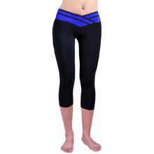 Fitness  Pants Women Solid Stretch Cropped Leggings