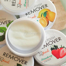Flower Flavor Wet Wipes Paper Towel 32pcs Nail Art Polish Vanish Remover Pads
