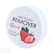 Flower Flavor Wet Wipes Paper Towel 32pcs Nail Art Polish Vanish Remover Pads