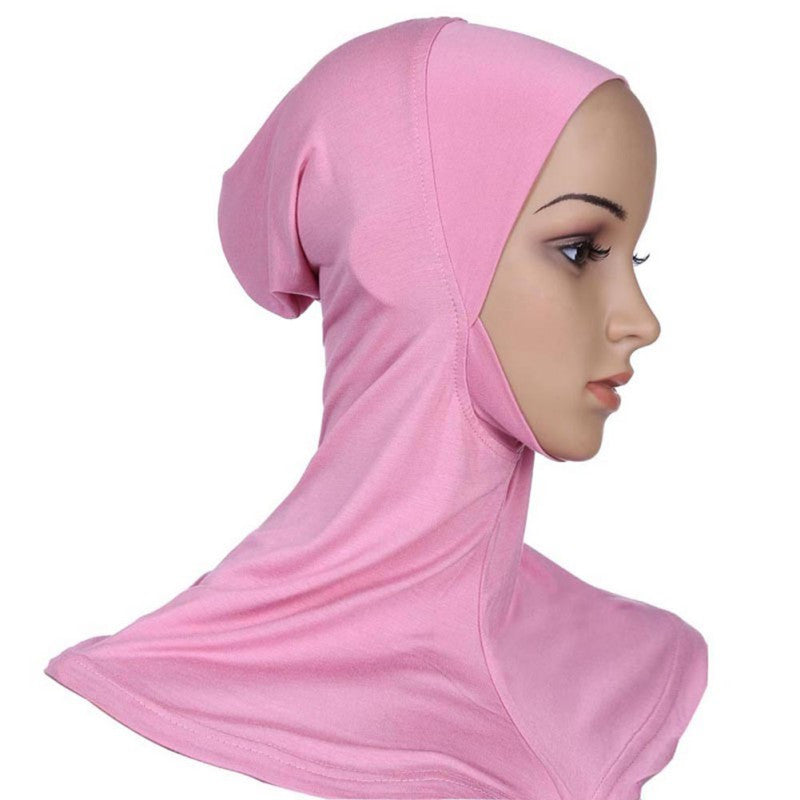 Full Cover Plain Hat Cap Headwear Inner Neck Chest Bonnet Hijab Underscarf  PY3