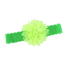 Girl Baby Ruffle Flower Lace Hairband Elastic Headband Baby BlackHair Band Headdress