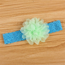 Girl Baby Ruffle Flower Lace Hairband Elastic Headband Baby BlackHair Band Headdress