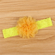 Girl Baby Ruffle Flower Lace Hairband Elastic Headband Baby BlackHair Band Headdress