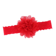 Girl Baby Ruffle Flower Lace Hairband Elastic Headband Baby BlackHair Band Headdress