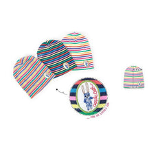 Girl Boy Baby Colorful Striped Skull Hats Kids 1M-3Y Warm Cotton Beanies Cap Hat