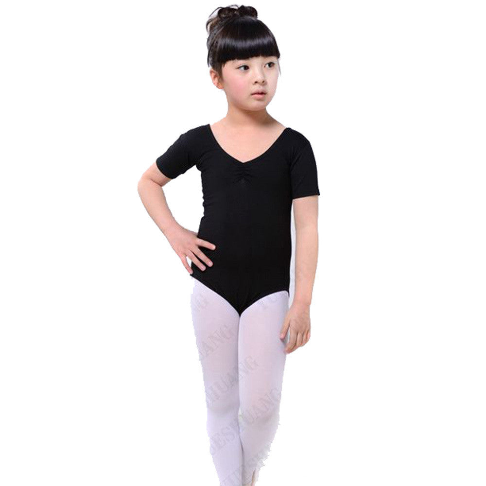 Girl Kids Ballet Dance Costumes Cotton Lycra Gymnastics Skating Clothes Leotards