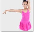 Girls Ballet Leotard Dance Gymnastics Dress Leotard Clothes Ruffled Skirts
