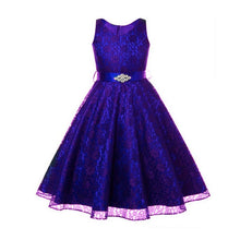 Girls Party Dress Kids Elegant Ceremonies Wedding Birthday Dresses Lace Prom Gowns PY2