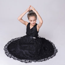 Girls Party Dress Kids Elegant Ceremonies Wedding Birthday Dresses Lace Prom Gowns PY2