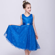 Girls Party Dress Kids Elegant Ceremonies Wedding Birthday Dresses Lace Prom Gowns PY2