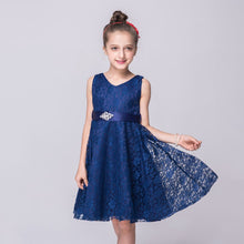 Girls Party Dress Kids Elegant Ceremonies Wedding Birthday Dresses Lace Prom Gowns PY2