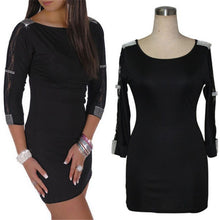 Glamour Empire Women Bodycon Mini Dress Lace Diamante Detail Tunic Clubwear Dresses P6Y