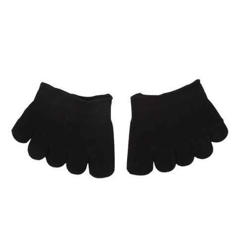Half Foot Socks Finger Skid Peep Toe Anti Slip Pilates Ankle Durable High Heel Half Open Five Calcetines Socks