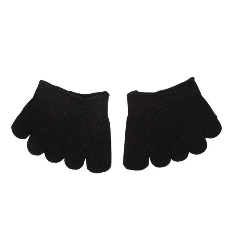 Half Foot Socks Finger Skid Peep Toe Anti Slip Pilates Ankle Durable High Heel Half Open Five Calcetines Socks