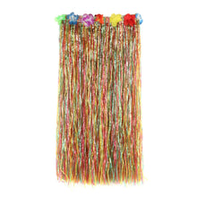 Hawaiian Hula Grass Flower Party Luau Skirt Beach Dance Costume 80cm Long Skirt Free Shippinf