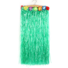 Hawaiian Hula Grass Flower Party Luau Skirt Beach Dance Costume 80cm Long Skirt Free Shippinf
