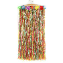 Hawaiian Hula Grass Flower Party Luau Skirt Beach Dance Costume 80cm Long Skirt Free Shippinf