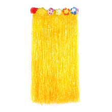 Hawaiian Hula Grass Flower Party Luau Skirt Beach Dance Costume 80cm Long Skirt Free Shippinf