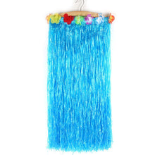 Hawaiian Hula Grass Flower Party Luau Skirt Beach Dance Costume 80cm Long Skirt Free Shippinf
