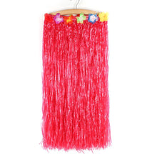 Hawaiian Hula Grass Flower Party Luau Skirt Beach Dance Costume 80cm Long Skirt Free Shippinf