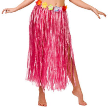 Hawaiian Hula Grass Flower Party Luau Skirt Beach Dance Costume 80cm Long Skirt Free Shippinf