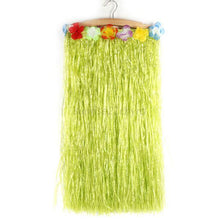 Hawaiian Hula Grass Flower Party Luau Skirt Beach Dance Costume 80cm Long Skirt Free Shippinf