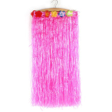 Hawaiian Hula Grass Flower Party Luau Skirt Beach Dance Costume 80cm Long Skirt Free Shippinf