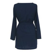 Sexy Club Dresses Women Dress Casual Long Sleeve Party Bandage Loose Dresses Plus  With Belt