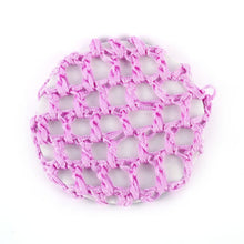 Bun Cover Snood Hair Net Ballet Dance Skating Chic Crochet Beautiful Colors