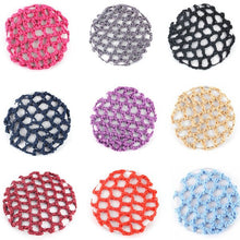 Bun Cover Snood Hair Net Ballet Dance Skating Chic Crochet Beautiful Colors