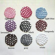 Bun Cover Snood Hair Net Ballet Dance Skating Chic Crochet Beautiful Colors