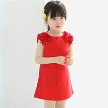 Baby Girls Princess Dress Flower Sleeveless Kids Party Dresses Clothes