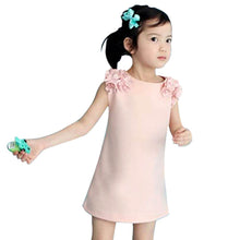 Baby Girls Princess Dress Flower Sleeveless Kids Party Dresses Clothes