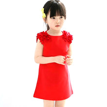 Baby Girls Princess Dress Flower Sleeveless Kids Party Dresses Clothes