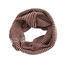 Kids Girls Boys Snood Scarf Neckerchief Stripes Infants Snow Scarves Warmer