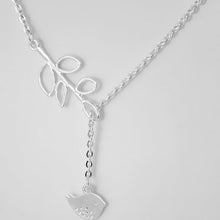 Leaves And Bird With Clavicle Chain Pendants Necklace Jewelry Gift For Women Stylish