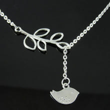 Leaves And Bird With Clavicle Chain Pendants Necklace Jewelry Gift For Women Stylish