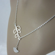 Leaves And Bird With Clavicle Chain Pendants Necklace Jewelry Gift For Women Stylish