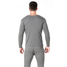 Men 2pcs Set Cotton Thermal Underwear Long Johns Tops Bottoms Pajama Sets 3 Colors P1