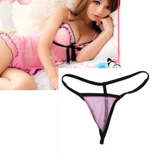 Sexy Women Pink Lace Baby Dolls Nightdress With Lingerie Babydoll Set Sleepwear LY5