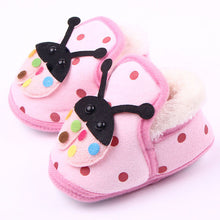 Super Cozy born Baby Boy Ladybug Crib Shoes Toddlers Fleece Walking First Walkers