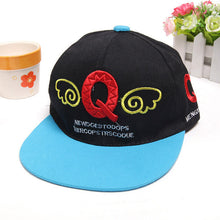 Korean Lovely Kids Children Denim Angel Wing Letter Pattern Baseball Cap