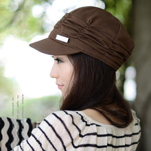 Nice Design Women Cap Slouchy Beanie Girls Pleated Sunhat Baseball Hat Caps