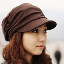 Nice Design Women Cap Slouchy Beanie Girls Pleated Sunhat Baseball Hat Caps