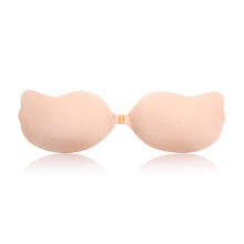Sexy Women Push Up Self-Adhesive Silicone Bra Bust Front Closure Strapless Invisible Bras Freehipping