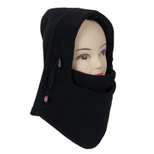 Thicken Full Face Cover Hat Warm 2-Layer Ski Mask Cap Scarf Beanie Men Women