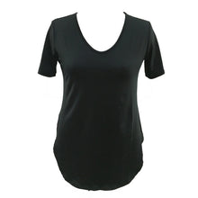 Sexy Women Short Sleeve T-shirt Side Slit Tops Blouse Casual Mini Dress H24