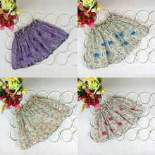 Baby Kids Girls Bowknot Floral Elastic Tutu Skirt Princess Children Tulle Skirts