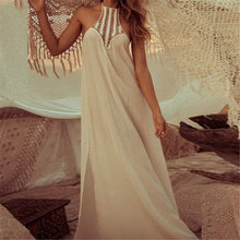 Vintage Boho Style Women Long Maxi Dress Party Beach Halter Chiffon Dresses