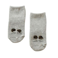 Warm Infant 0-4Y Baby Girl Boy Socks Cat Cotton Anti-slip Knee High Socks